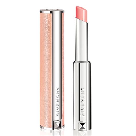 givenchy le rouge perfecto 01 perfect pink|Givenchy black pink lip gloss.